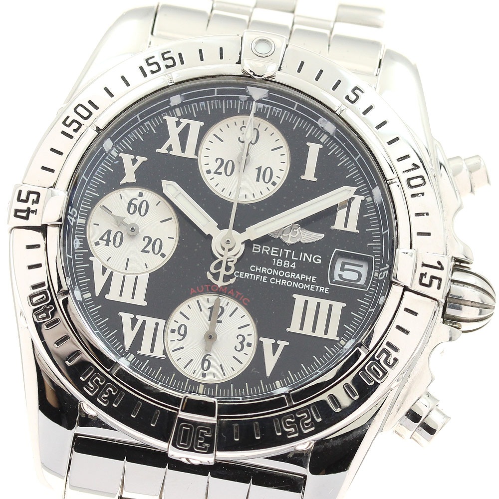 ブライトリング BREITLING A13358 クロノコックピット デイト 自動巻き メンズ 保証書付き_922364【中古】