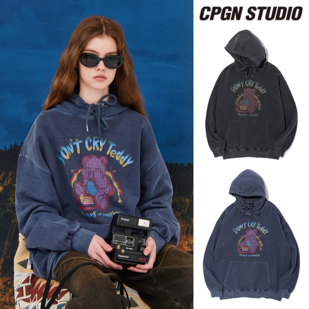 【CPGN STUDIO】 Dont Cry Teddy Pigment Hood