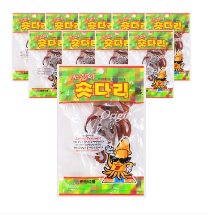 [韓国 お菓子] ハニャン食品オリジナルイカショート脚 20g*20個 or 30個