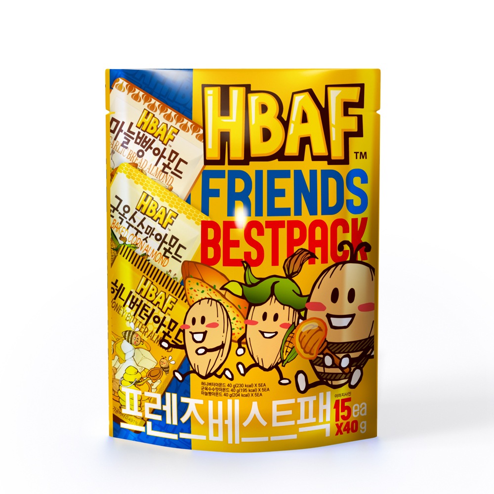 バフフレンズベストパックガミアーモンドセット40g15個