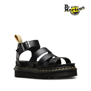 dr martens vegan blaire chunky sandals in black