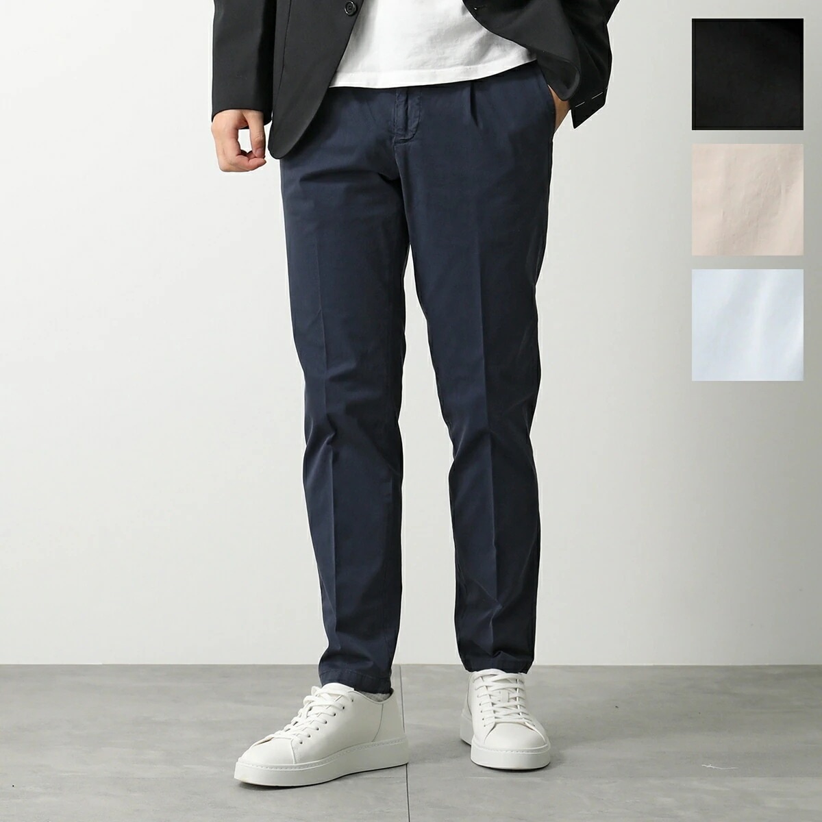 BRIGLIA 1949 ブリリア イージーパンツ BG21 325008 メンズ テーパード ストレッチコットン イージーフィット ノープリーツ カラー4色