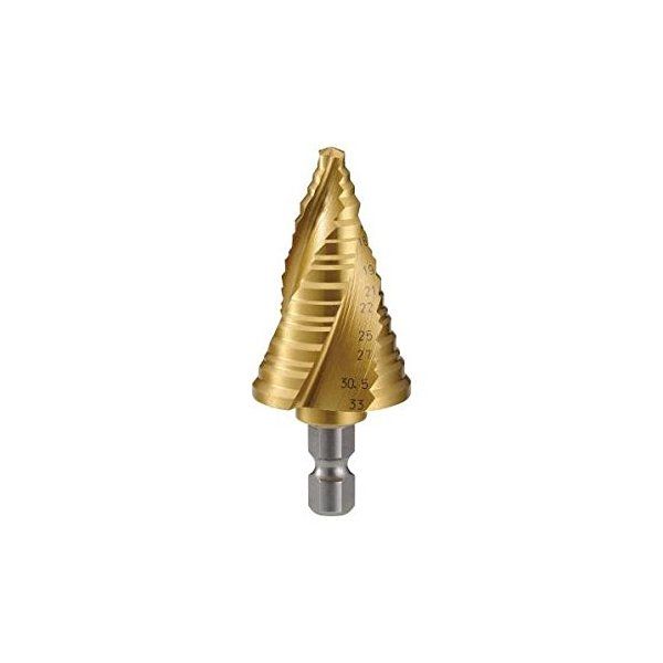 3SNMS33G ステップドリル 3枚刃チタンコーティング 6～33mm 段数11 メーカー直送