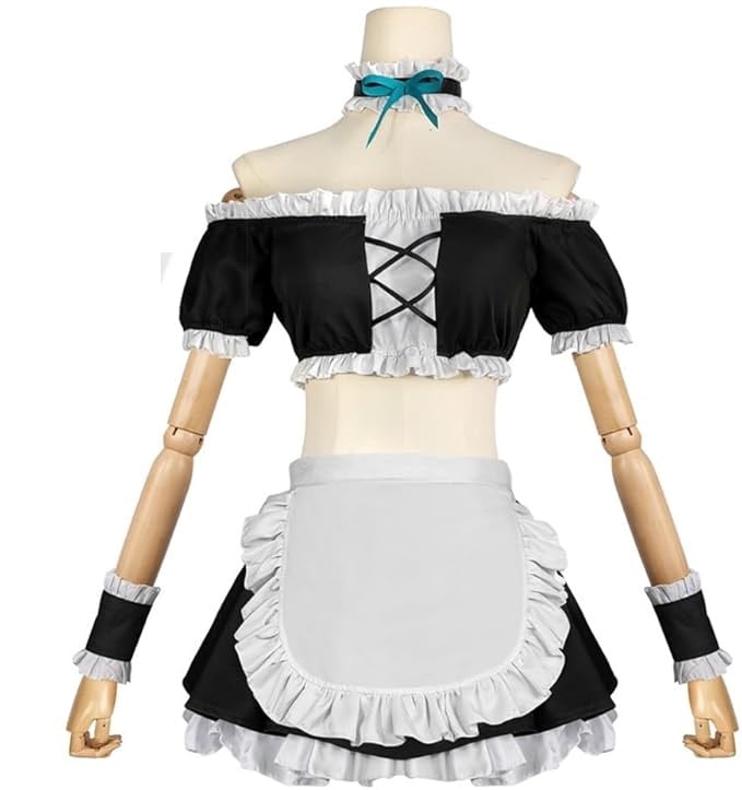 デートアライブ コスプレ 本条二亜 メイド服 コスプレ衣装