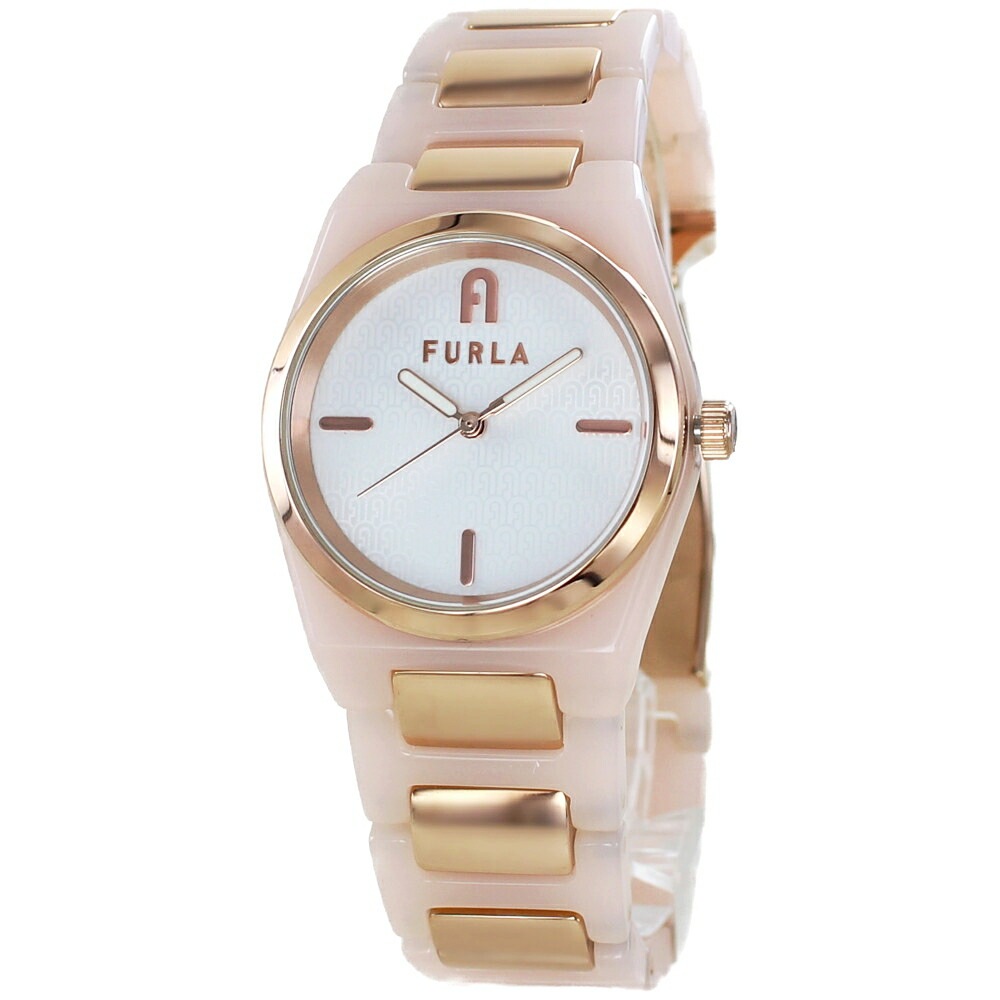 フルラ 腕時計 手表 レディース ブランド 正規品 ノベルティ付き 香水 ミニボトル フレグランス クリアピンク かわいい 時計 20代 30代 女性 プレゼント 母 妻 彼女 誕生日 ww00028