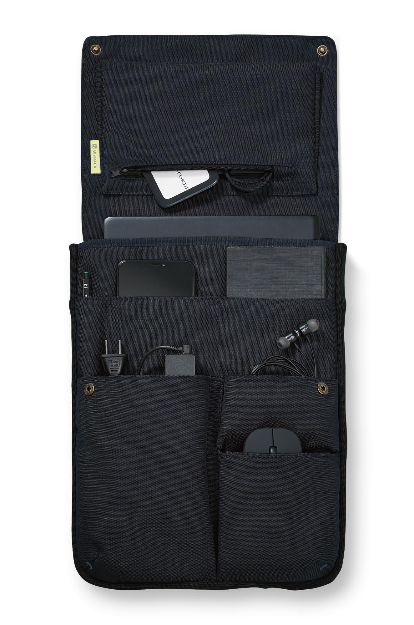 【Amazon.co.jp限定】 コクヨ バッグインバッグ パソコンバッグ 13.3インチ クラッチバッグ a4 縦型 ビジネス BIZRACK ブラック AMカハ-BRB135D