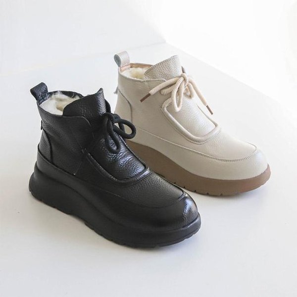 女性 デイリー ウィンター ファー ブーツ ローファー 2color 6,792円