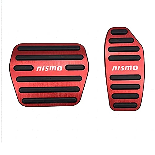 BOYOUS【最新型】日産 NISMO(ニスモ) 専用設計 高品質 アルミ ペダル 工具不要 ブレーキ アクセル カバー 適合多数セレナ C27系 エクストレイル T32 デイズ B40系 ルークス