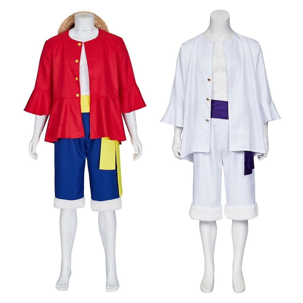 [迅速な配達] 最低価!格! ワンピース服ルフィ服太陽神ニカ和の国編覚醒コスプレ二次元