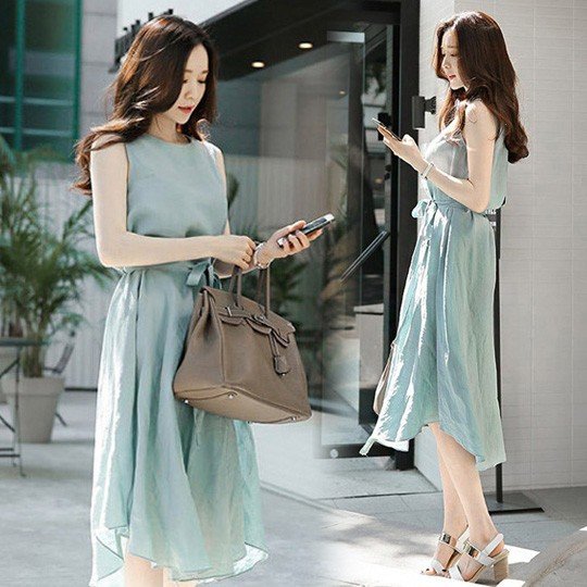 ワンピース レディース 40代 キレイめ 市販 マキシワンピース 春夏 ノースリープワンピース シフォン