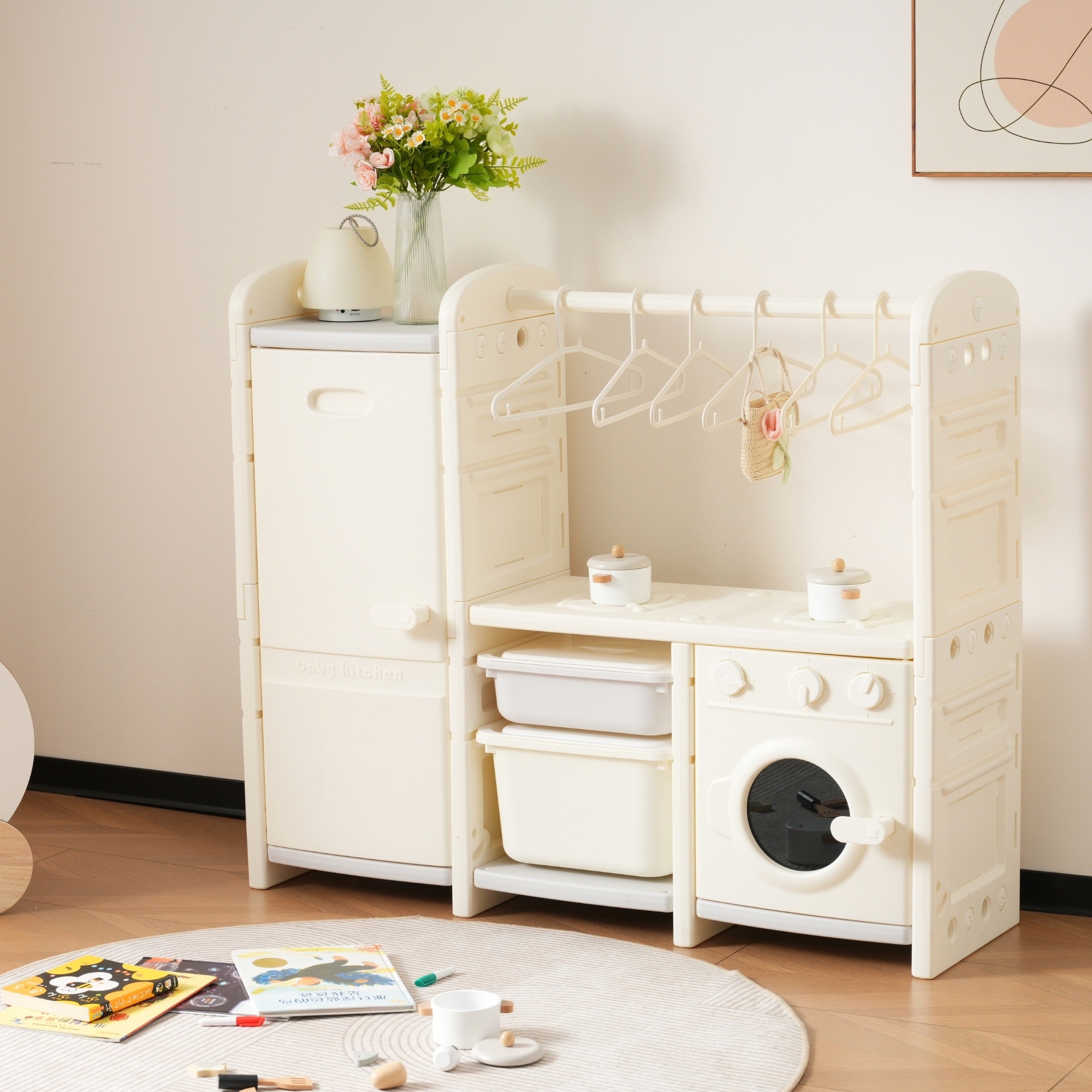 大容量 おもちゃ箱 おもちゃ収納 ボックス 絵本 服 キッズ 子供 収納棚 トイボックス 子供部屋 棚 コンパクト 小物収納 かわいい 片付けが身につく知育家具 日本国内出荷 3日で配達DJYC200