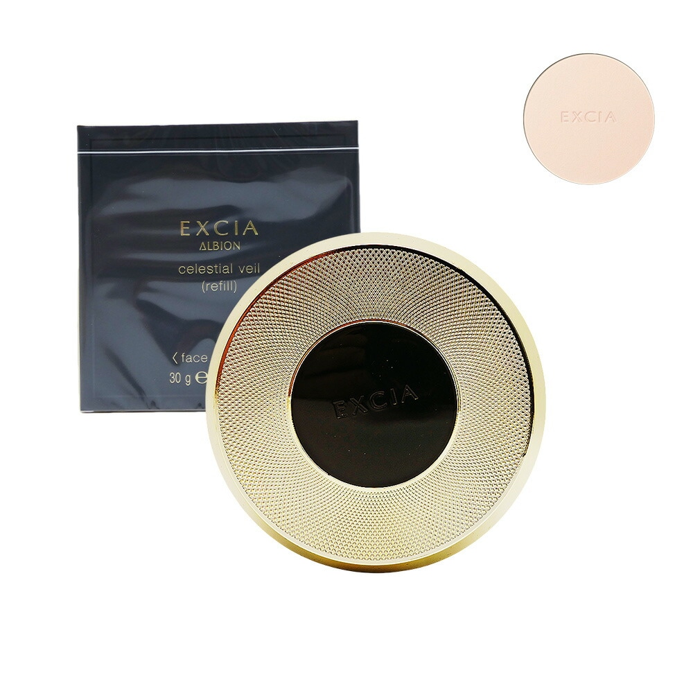【国内正規品】 ALBION/アルビオン エクシア セレスティアル ヴェール #NA01(パフ付ケースレフィル ) 30g プレストパウダー