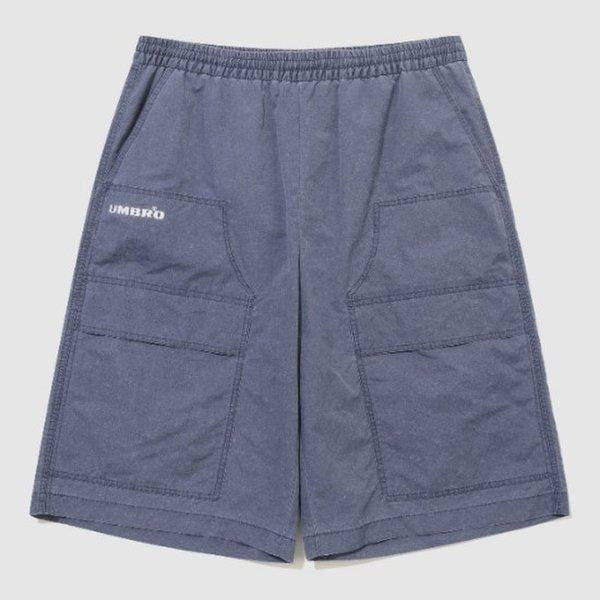ショートパンツ VQA UR121CHP21-OBL HBL オムグレイ ウォッシング 6部 バミューダ ウーブン ショートパンツ / OMBRE BLUE