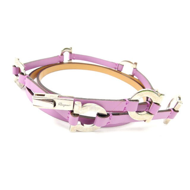 ベルト ガンチーニ パープル シルバー 中古 10,798円