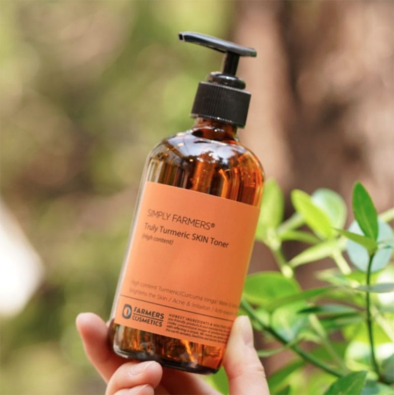 FARMERS CHOICE トゥルーリー ターメリック スキン トナー 240ml 自然化粧品 K-Beauty