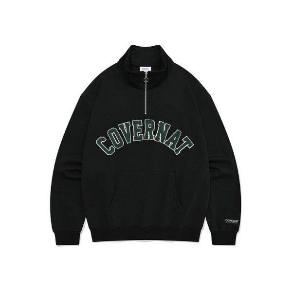 M 長袖Tシャツ CQK CO2403CR11-BK アーチロゴハーフジップスウェットシャツ ブラック 10,032円