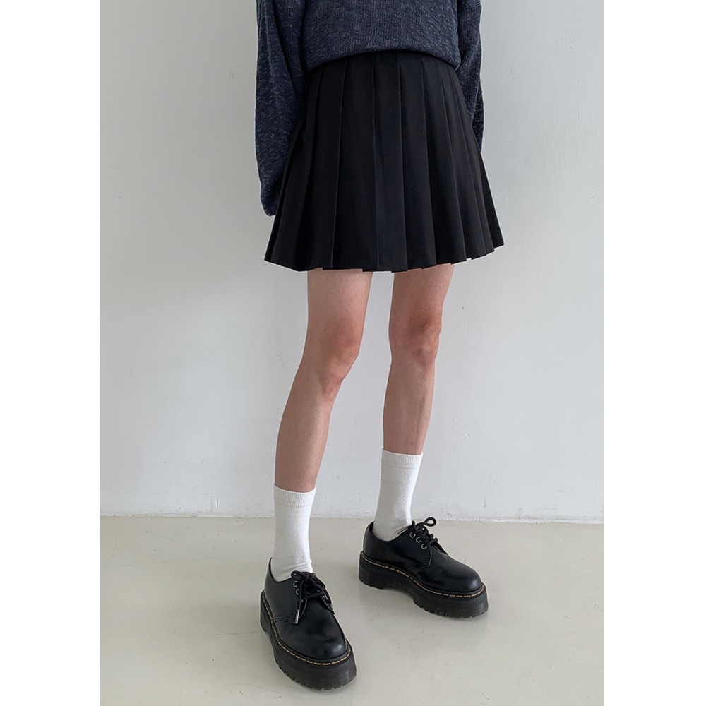 ブラックアップ [20,000部販売] [MADE] ドミニクプリーツスカート