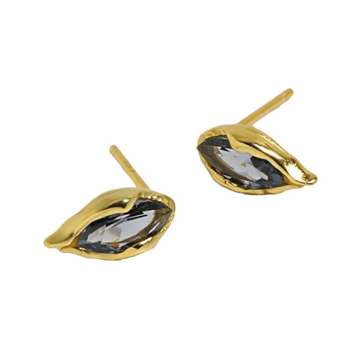 ピアス レディース 種 シード ピアス お洒落 マーキスカット シンプル 金属アレルギー対応 プラチナ ゴールドコーティング シルバー925 プレゼント 女性 人気