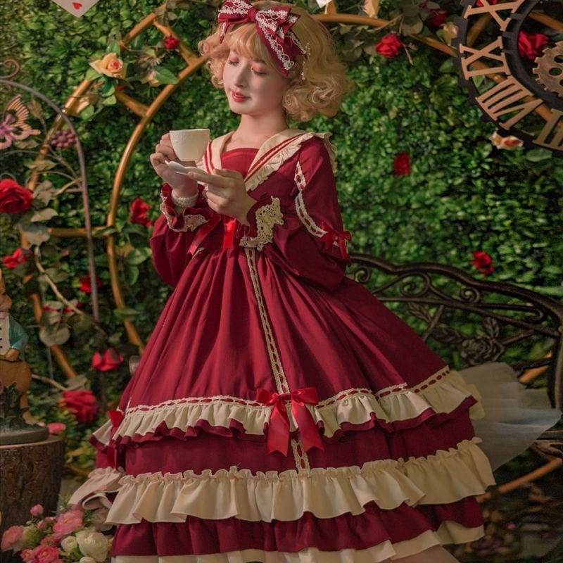 新作長袖ワンピース ロリータ セクシーかわいいコスプレハロウィン衣装 成人式女性ミ制服 パーティードレスJkセット ふわふわ プリンセスドレスロールプレイングロリ ータロリータクラ風お嬢様 ハロウイン
