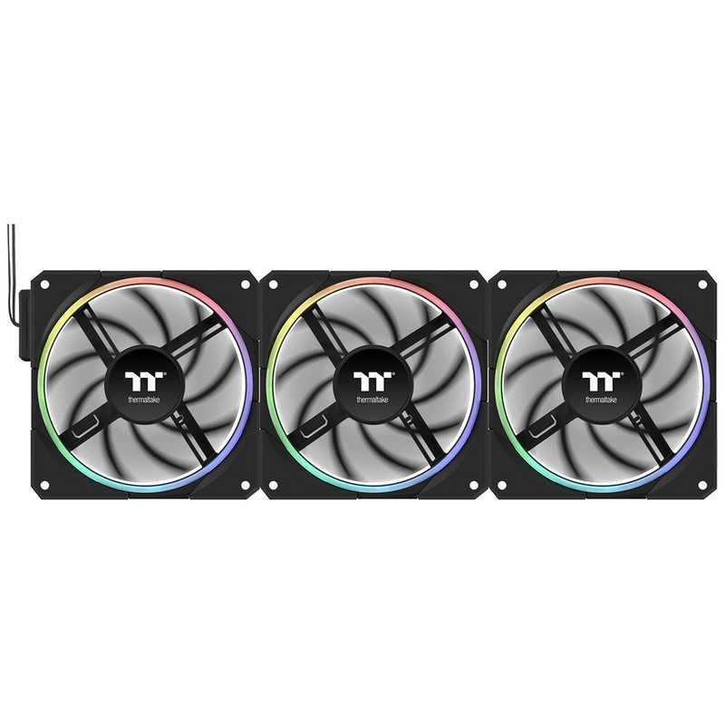THERMALTAKE　TS120 EX RGB 3Pack Fan Black　CL-F206-PL12SW-A
