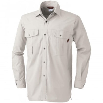 桑和 535 長袖シャツ 4Lサイズ アイボリー(5)