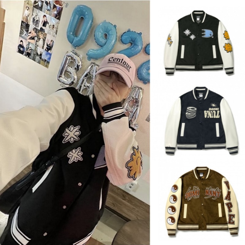 【SWF2 BADA 着用】 DOMINANT Dragon Varsity Jacket Weather Varsity Jacket