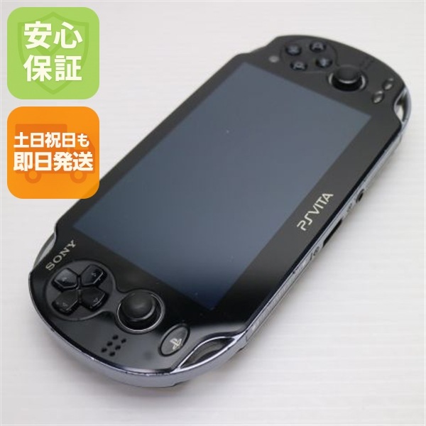 良品PCH-1000 PS VITA ブラック game SONY PlayStation Wi-Fi 54