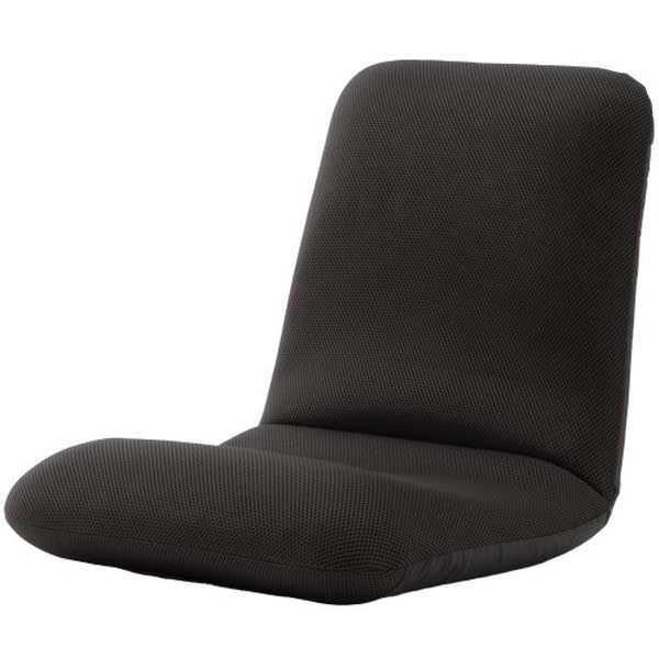 CELLUTANE 座椅子 ローチェアM ダブルラッセルブラック リクライニング 折り畳み コンパクト テレワーク 日本製 A454a-349DBR メーカー直送