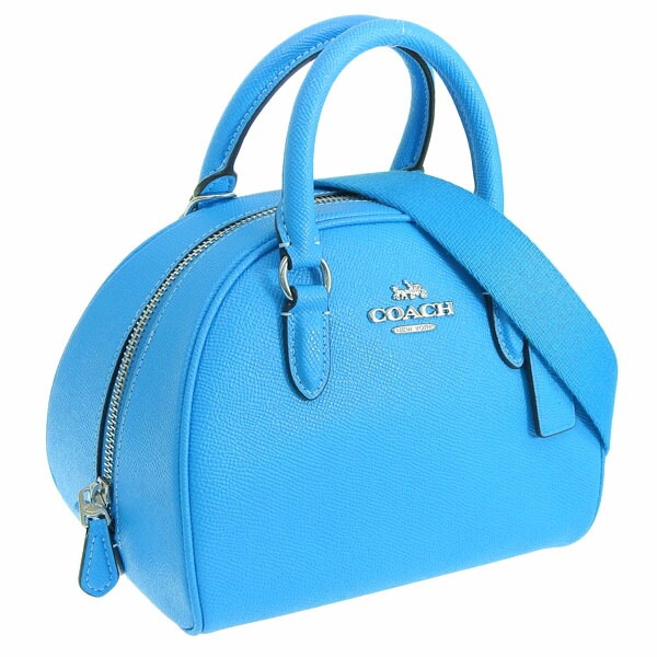 コーチ バッグ レディース ショルダーバッグ アウトレット レザー ブルー XGRN LTR SYD SHL WEB CM316SVELC COACH