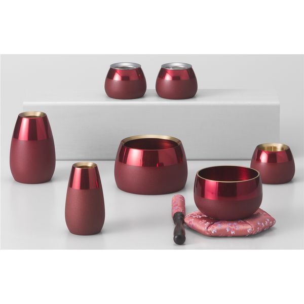 コクーン 2.5寸(小) 7点セット ワインレッド