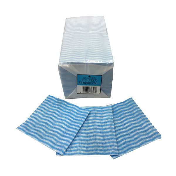 （まとめ）東京メディカル デリクロス 2020cm ブルー FT-6203 1パック（100枚）10セット 8,100円