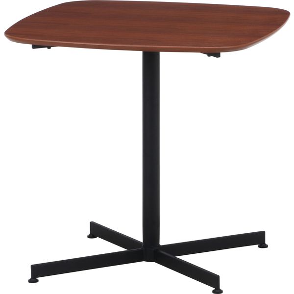 カフェテーブル 約75x75cm BR ブラウン 組立品