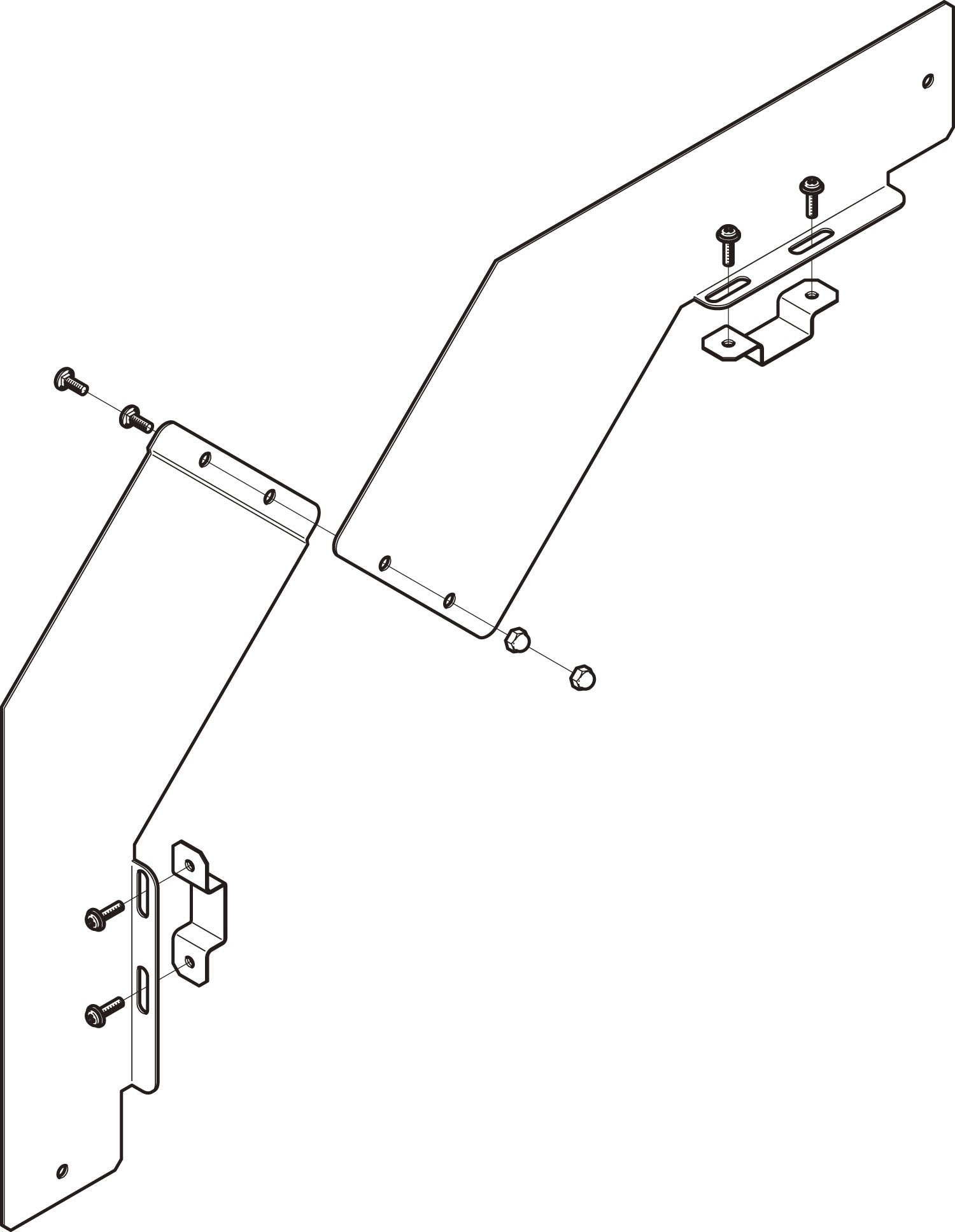ネグロス電工 アルミダクト用セパレーター 上下組 ADODF10PK【受注製作品】