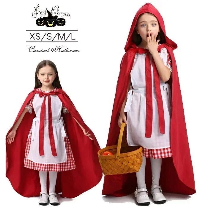 ハロウィン コスプレ 子供 衣装 メイド マント付け キッズ ヨーロッパ風 ドレス コスプレ 仮装 新劇 女の子 ハロウィーン ロリータ コスチューム キッズ 女児 4,822円