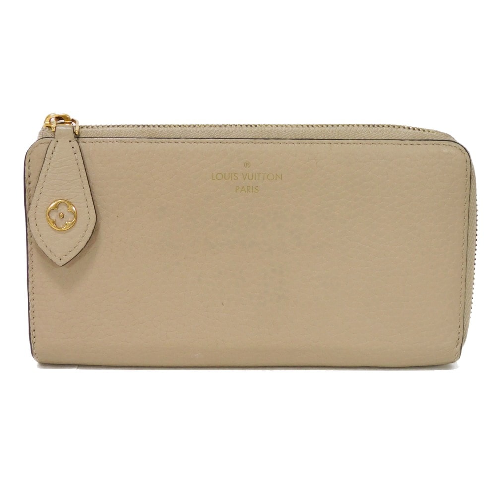 【中古】 長財布 現行 トリヨン ロゴ ガレ 新型 L字 ラウンドファスナー RFID ポルトフォイユ コメット パルナセア M63104