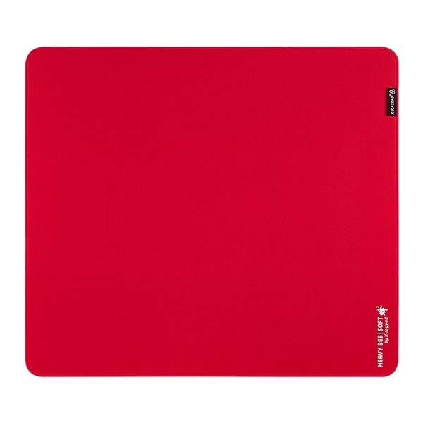 Unique Heavy Bee eSports マウスパッド Red CONTROL VERSION SOFT/XLSサイズ xr-heavy-bee-red-soft-xls