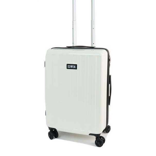 スーツケース 拡張 Mサイズ キャリーケース EDWIN エドウィン 0411485 50L 中型 TSAロック 軽量 ファスナー キャリーバッグ 4-6泊 トラベルケース ハードキャリー 修学旅行