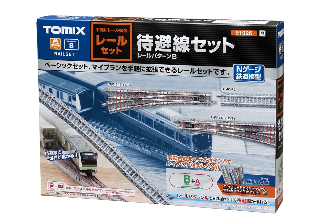 トミックス (N) 91026 レールセット待避線セット（レール