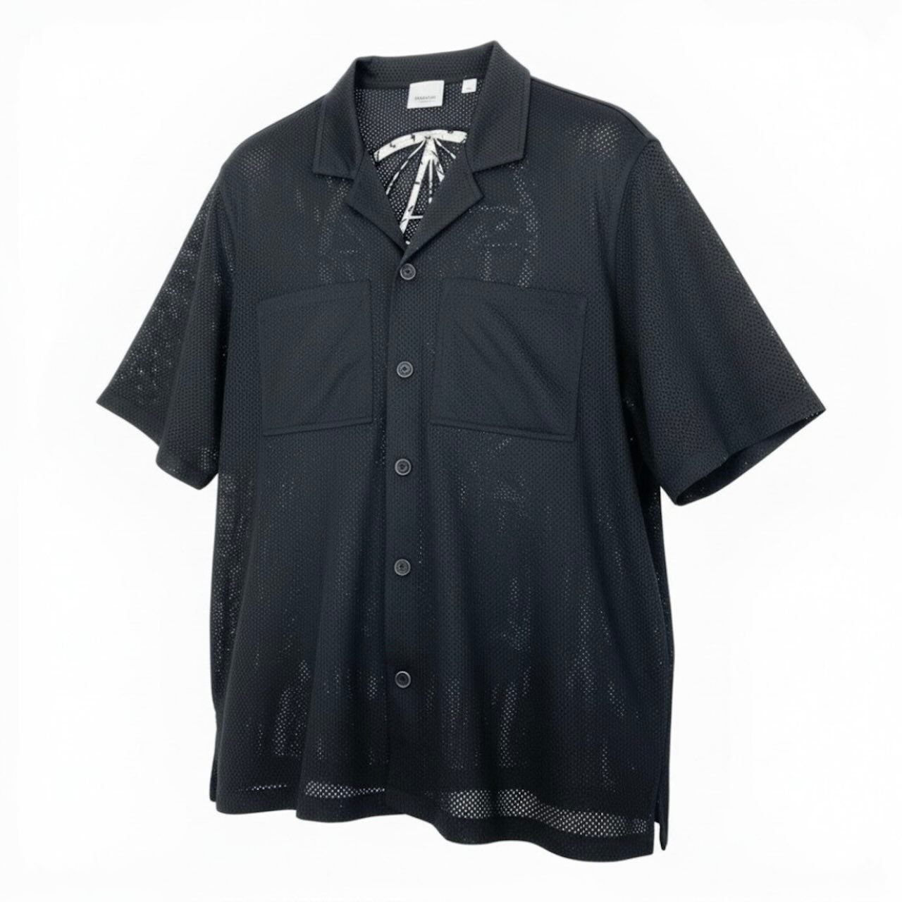バーバリーロンドンイングランド BASKETBALL JERSEY SHIRT ブラック ポリエステル 半袖シャツ メンズ A3-00106