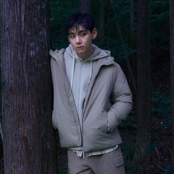 男性用ランドフード軽量ダウンジャケット（S25WMGDJ50）