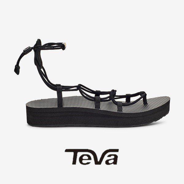TEVA[] エレガントな雰囲気のレースアップストラップ 女性用サンダル STVF2417890-BLK Midform Infinity