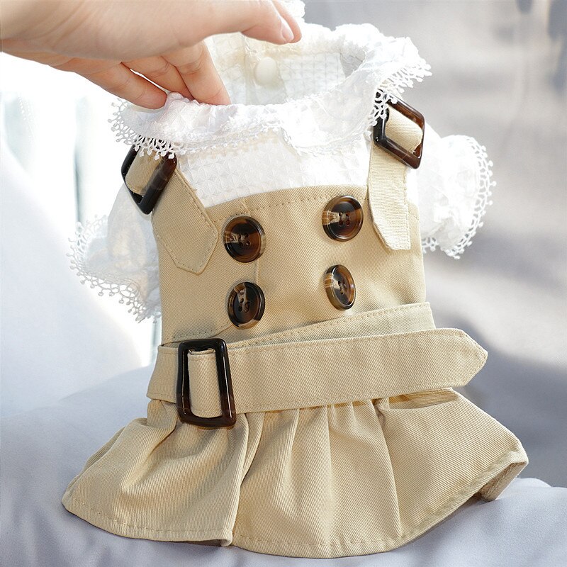 日本限定 春と夏のスタイルのペットのカップルの服犬の服のスカートテディビションポメラニアンシュナウザー小型犬の服 ドッグウェア