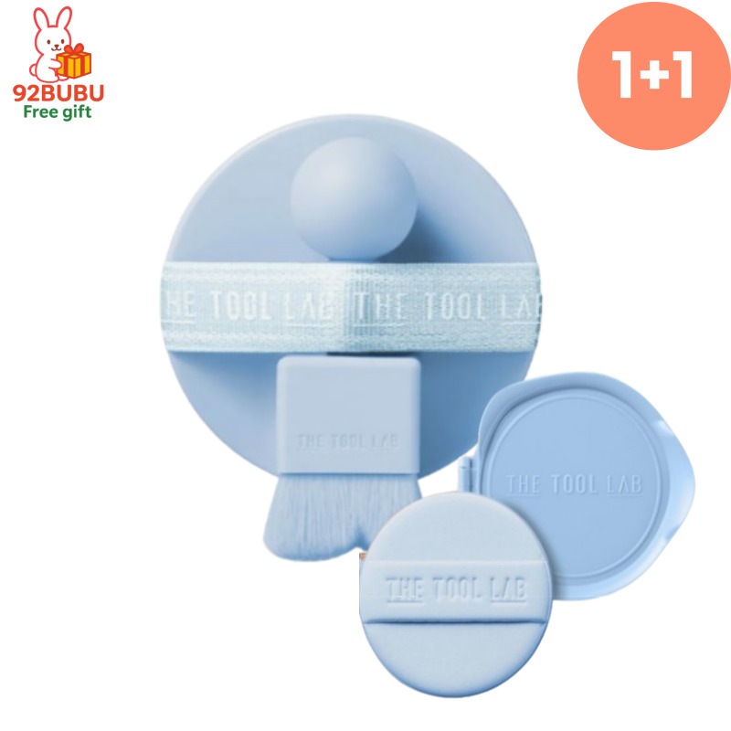 【NEW1+ 1】スタンプスキンフィットクッションエアリー11g 本品＆専用ブラシ+リフィル11g セット / ファンデ/クッションファンデーション /毛穴カバ/ウェットプルーフ/インナードライ