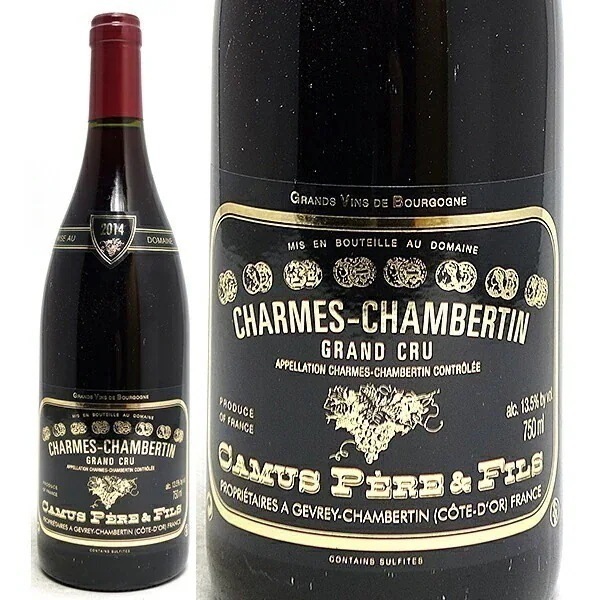 2014 シャルム シャンベルタン グラン クリュ ラベル擦れ傷破れ 750ml カミュ ペール エ フィス赤ワイン コク辛口 ワイン ^B0CUMC14^
