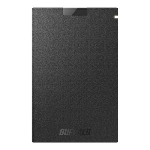 バッファロー [SSD-PG1.0U3-BC] USB3.2(Gen1)ポータブルSSD TypeA 1.0TB ブラック