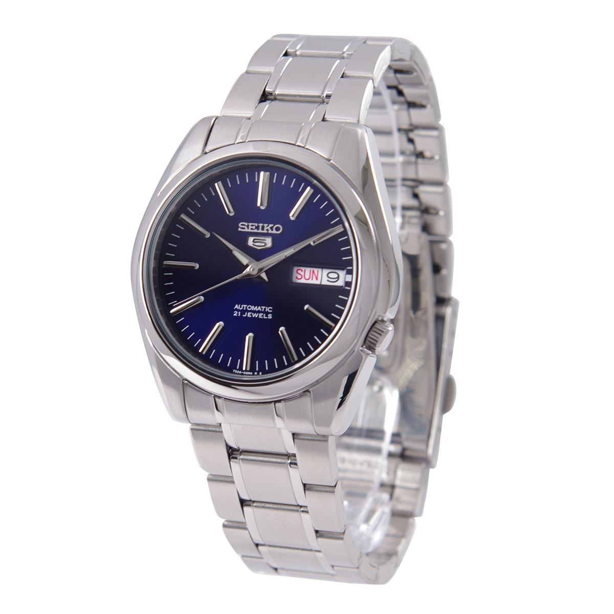SEIKO5 機械式 自動巻き ネイビー 海外モデル メンズ SNKL43K1 腕時計