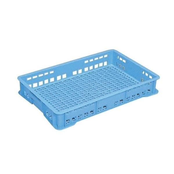 [5個セット] トレー/めんコンテナー/食品用コンテナー [ブルー] T-30