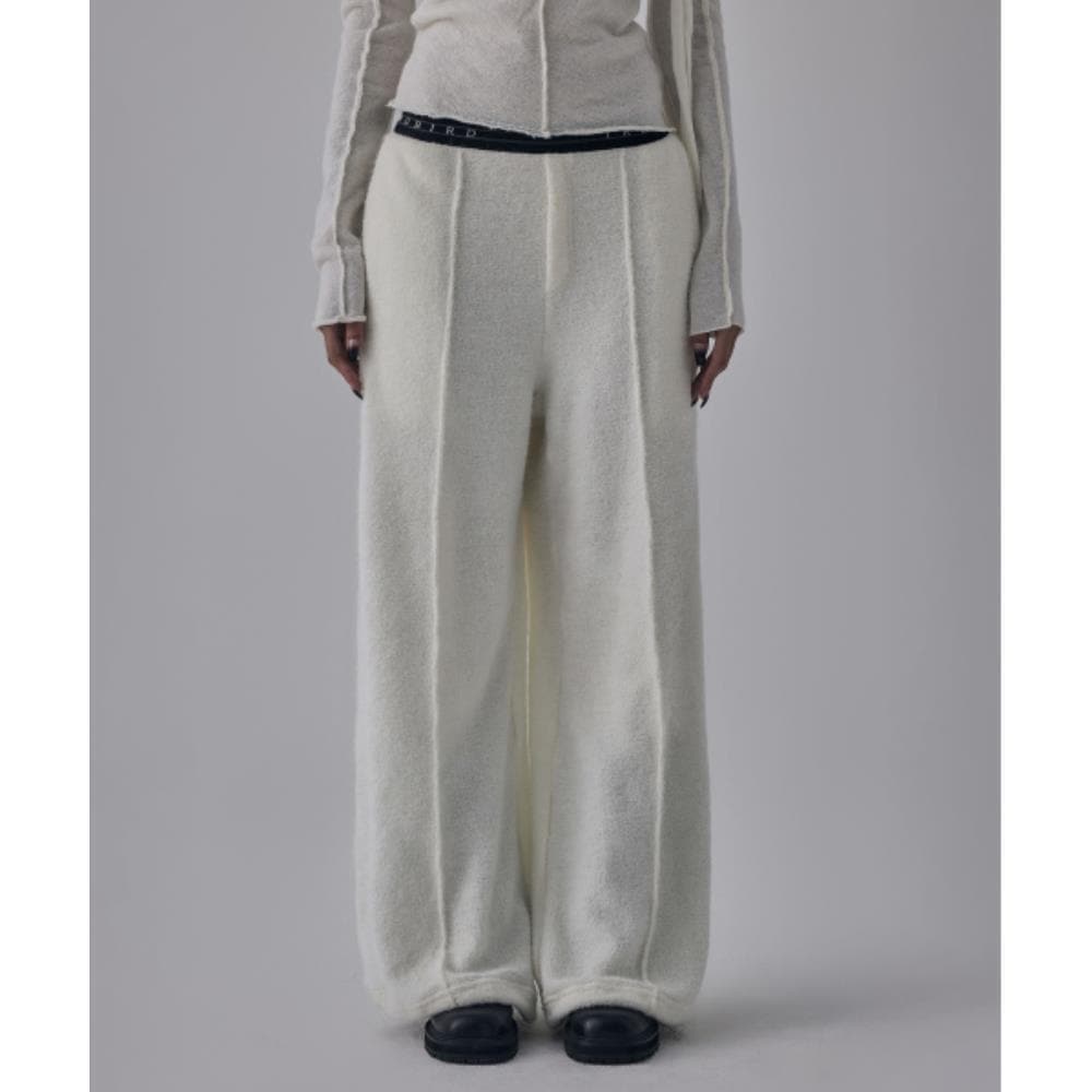 TREEMINGBIRD Banding Terry Pants Ivory TM249NPT005MIV