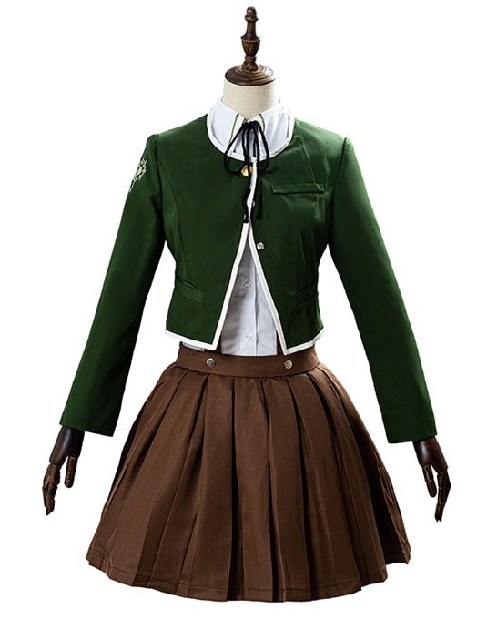 ダンガンロンパ 希望の学園と絶望の高校生 ふじさき ちひろコスプレ衣装 舞台演出服 ハロウィン イベント 学園祭 クリスマス仮装