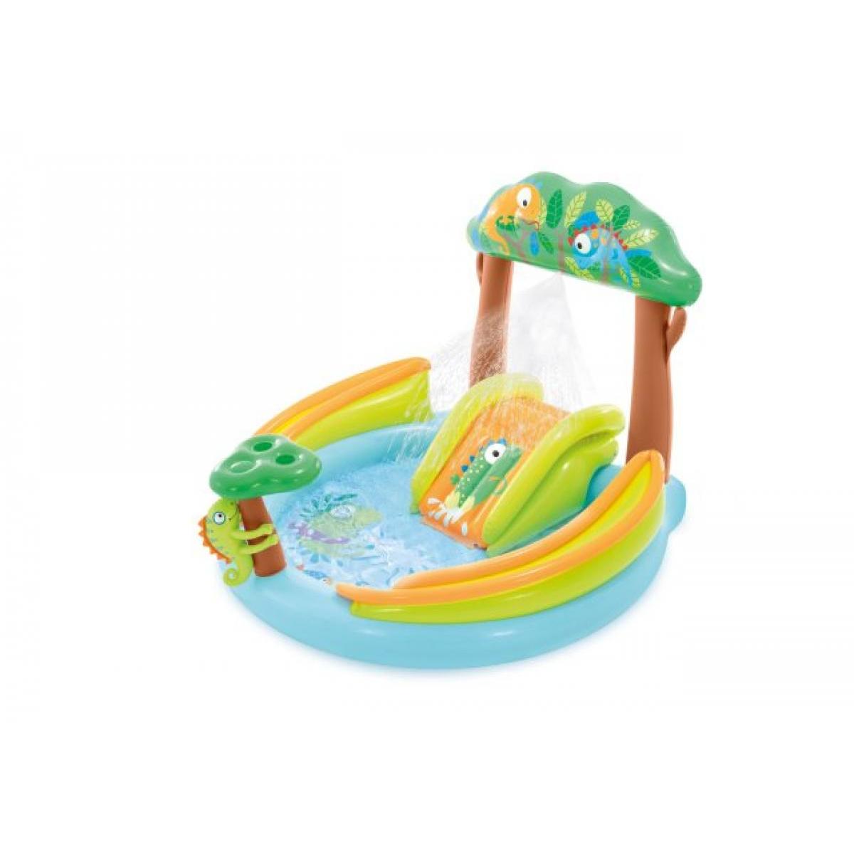 【2F】 【在庫有・即納】INTEX インテックス イグアナアドヴェンチャープレイセンター 56130 プール 家庭用 子ども 夏 遊び 水遊び